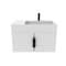 Castello Usa Amazon 30-inch White Right Vanity Set with White Top and Black Handles CB-MC-30W-BL-2056R-WH - alternate 6
